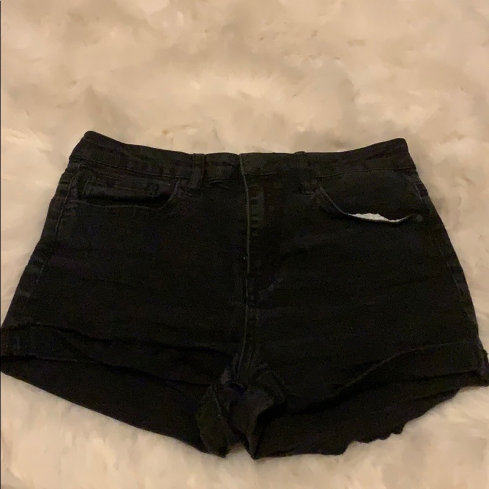 Black shorts